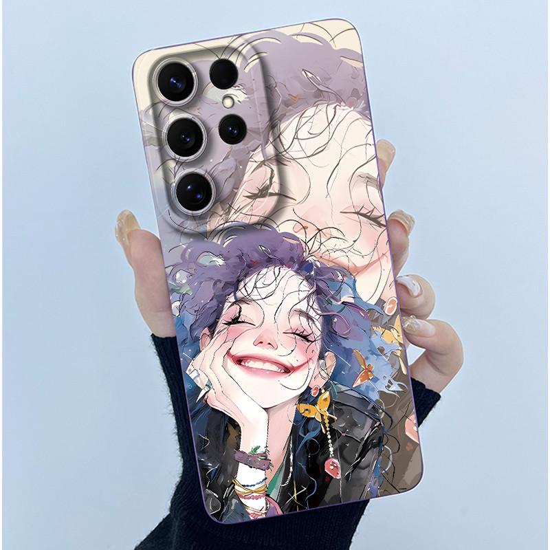 For Samsung Galaxy S26 Ultra Case Samsung Galaxy S26 Plus S26 Ultra Cover Bumper Oil Painting Flower Shockproof Silicone Cases