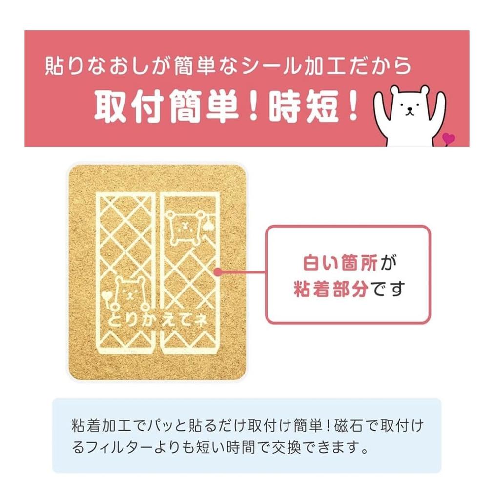 Bulk Purchase: Toyo Aluminum Easy-Stick Range Hood Filters, Value Pack of 5 (Approx. 45cm X 60cm) X 2 Sets. No Need for Complicated Magnets.