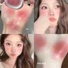 Monochrome Low Saturation Matte Blusher Suitable for Lips and Cheeks Makeup Multi-Use Blush Cream Lip Mud Beauty Cosmetics