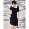 Women's Summer Short Sleeve Polo A-Line Dress