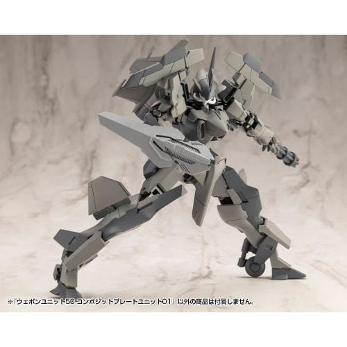 Kotobukiya M.S.G Modeling Support Goods Weapon Unit 50 Composite Plate Unit 01, Total Length Approximately 74mm, Non-Scale Plastic Model