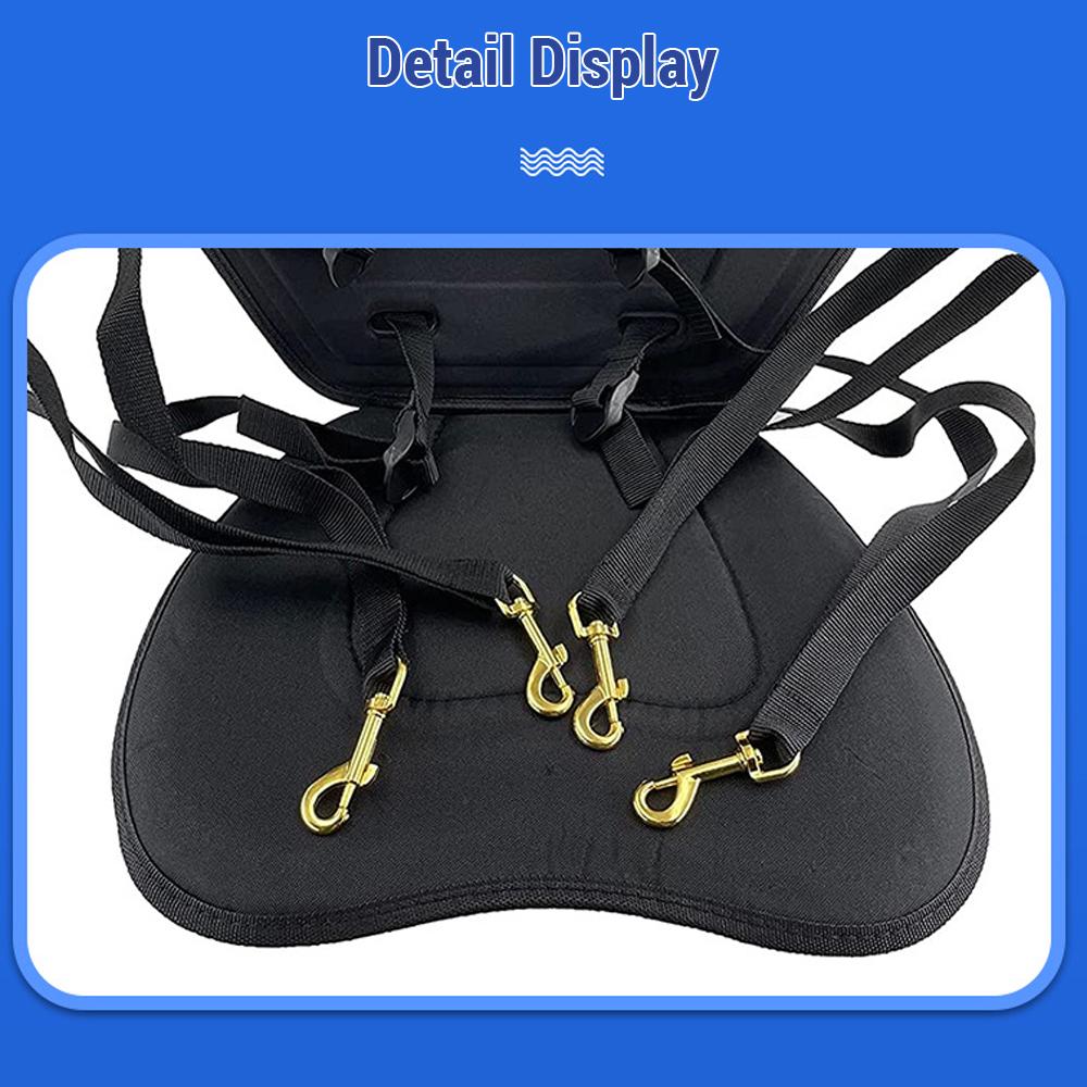 Kayak Seat Paddle Board Seat with Back Support Waterproof Padded Kayak Seat and Backrest with