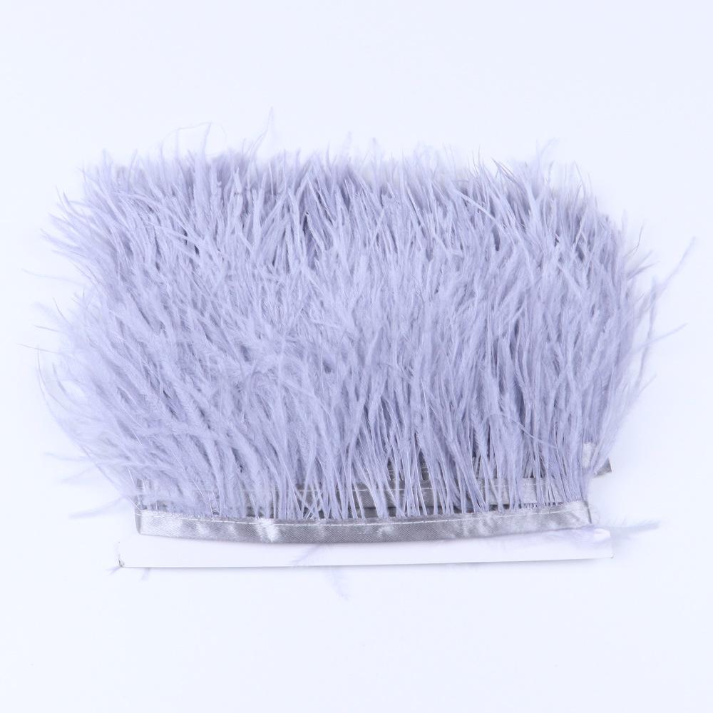 Ostrich Feather Edge 6 -8cm Decorative Wedding Diy Accessories Evening Dress Edge 