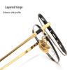 Bestfen BW87010 Ultralight Polygonal Titanium Eyeglass Frame for High Power Myopia