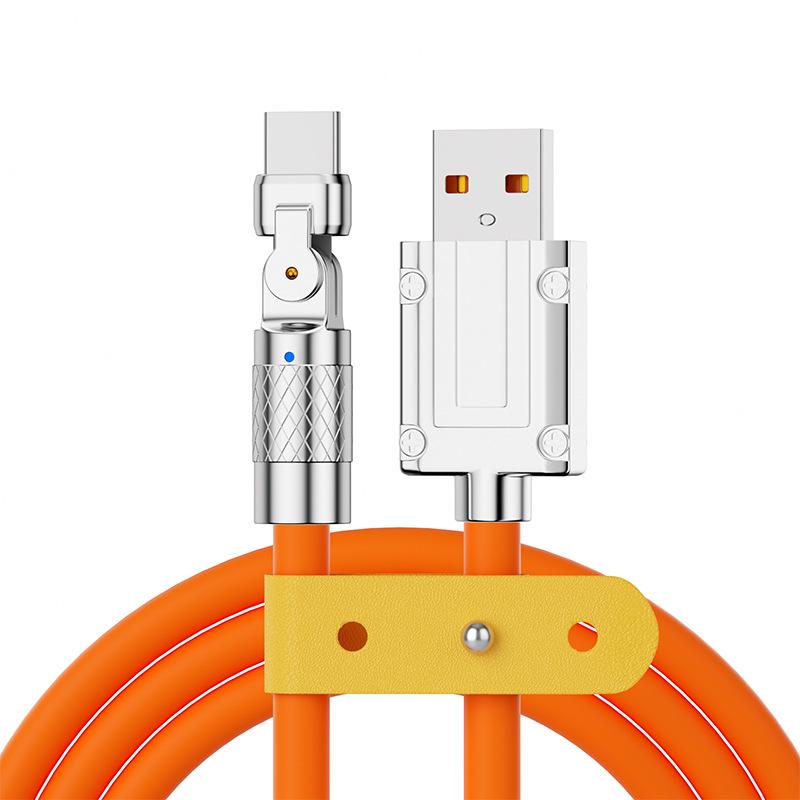 180° Rotating Magnetic Fast Charging Cable for Huawei & Apple