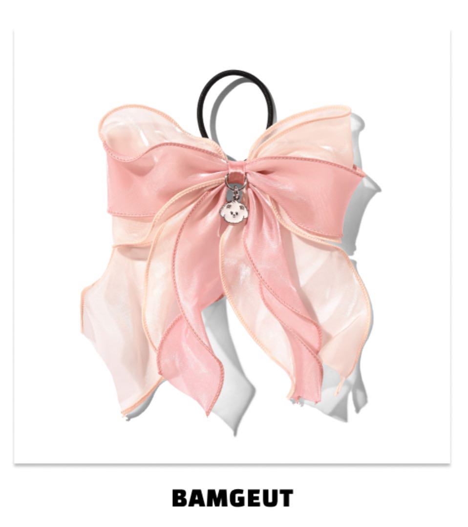 

[USED] Anonymous TXT PPULBATU Ribbon Hair Tie Bamguk