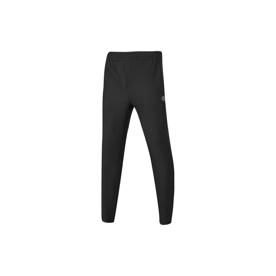Skechers Sports Series Solid Color Mid-Rise Straight-Leg Woven Sports Pants Men Pants Carbon-Black P423M018-0018 XL