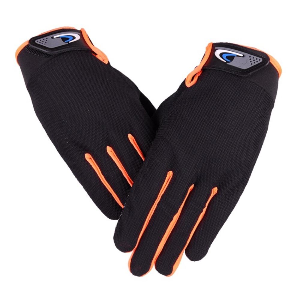 Spring and summer gloves outdoor sports cycling touch screen breathable non-slip sunscreen mesh bicycle fishing gloves