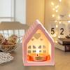 Silicone 3D House Mould Plaster Mould DIY Tea Light Mould Decorative Epoxy Resin Casting Mold Non Stick for Art Craft