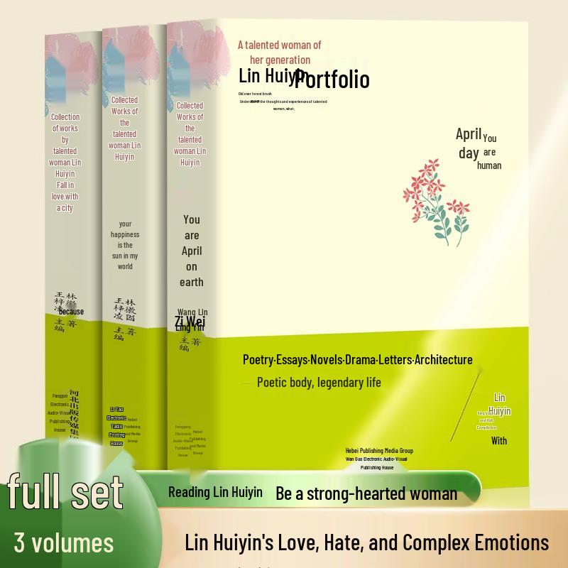 Lin Huiyin s Collected Works: You Are the April Day, If You Are Well, Falling in Love with a City - 3 Book Set June 2022