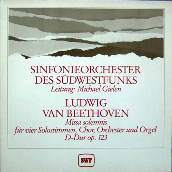 

LP Record LUDWIG VAN BEETHOVEN SINFONIEORCH Missa Solemnis Fr Vier Solostimmen SWF130 Sdwestfunk 1987 Germany Classical Used