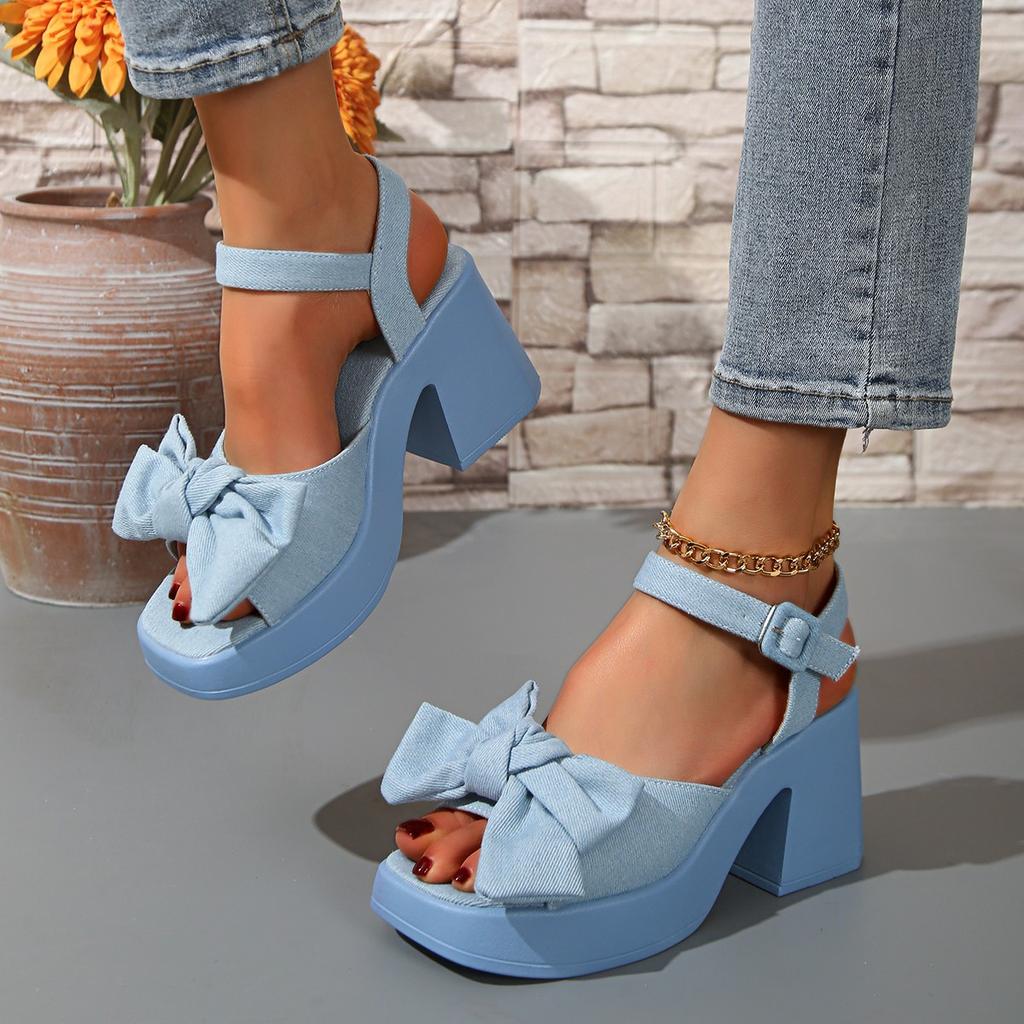 New high heels women's thick heel waterproof table super high heel thick sole cool slippers women's summer outer wear women's shoes