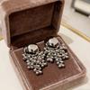 French Retro Metal Ball Tassel Beads Unique Young Women Luxury High-end Ball Earrings