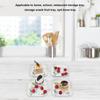 4Pcs Raised Anti-spill Edge Snack Plate Food Grade Melamine Food Dish Snack Platter  Snack Serving
