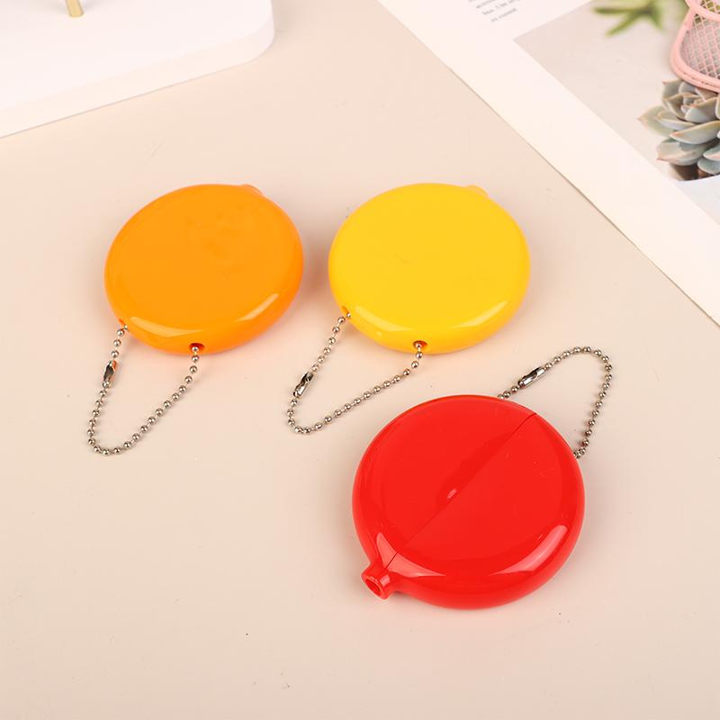 Men Women Zero Wallet Silicone Round Shopping Malls Portable Utility Multifunctional Compact Male Female Storage Bag