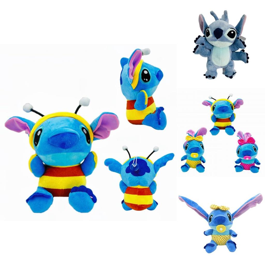 Soft Stuffed Animal Plush Toy Doll Lilo Stitch Kids Xmas Birthday Gift 25cm