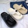 New summer versatile T-word with stars accessories slippers women's outer wear material thick-soled slippers