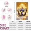 1pc Holy Jesus Print Flannel Blanket Multi Sizes Living Room Sofa Nap Cover Carpet Soft and Comfortable Machine Washable