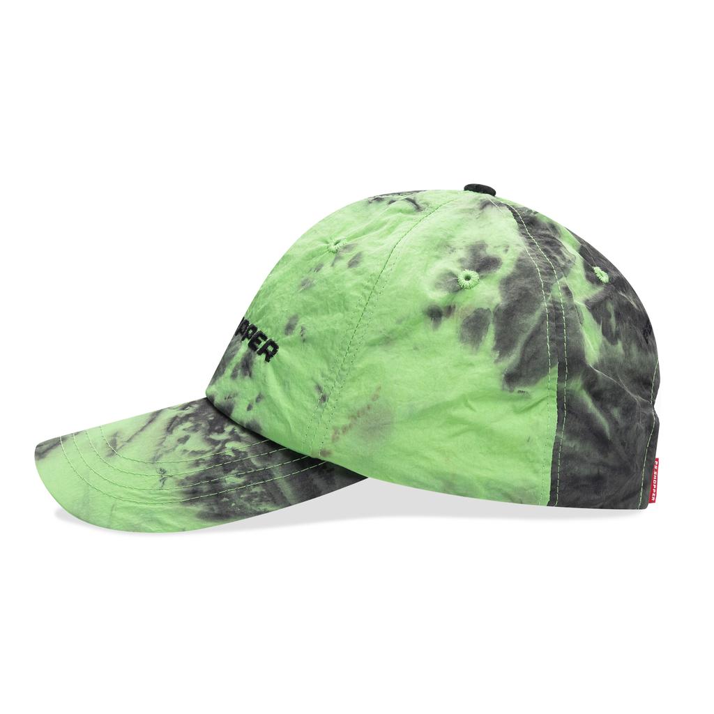PSSHOPPER Tie-Dye Nylon Ball Cap [Green]