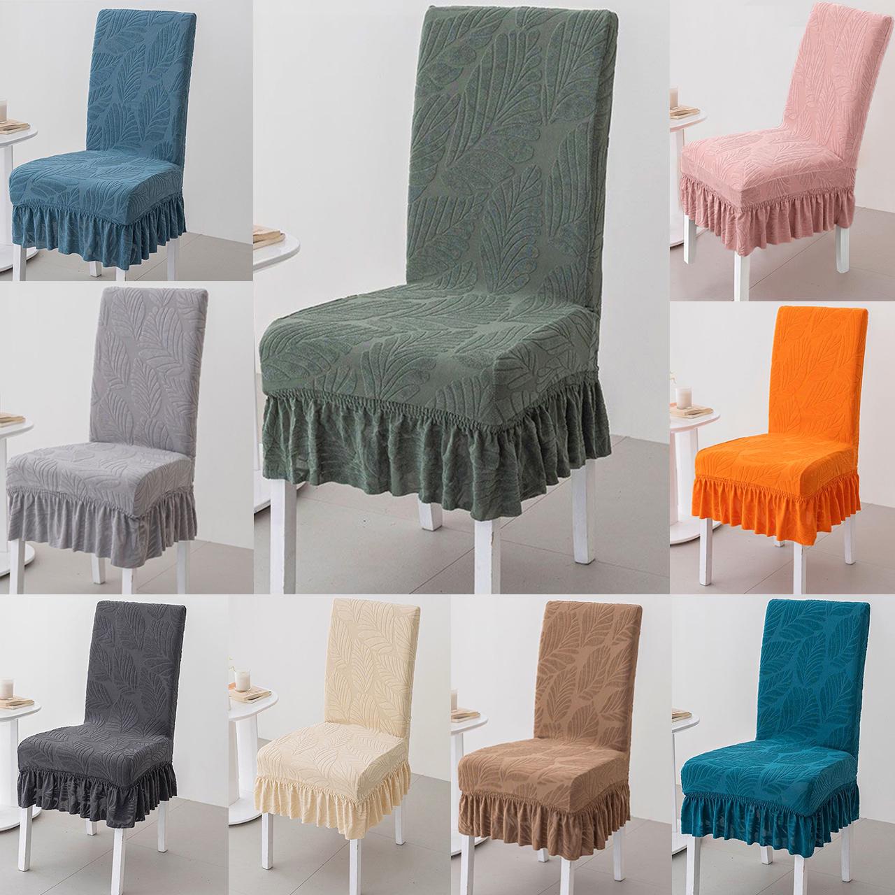 

1шт чехол для стула Lucky Leaf Hemline пылезащитный универсальный Four Seasons