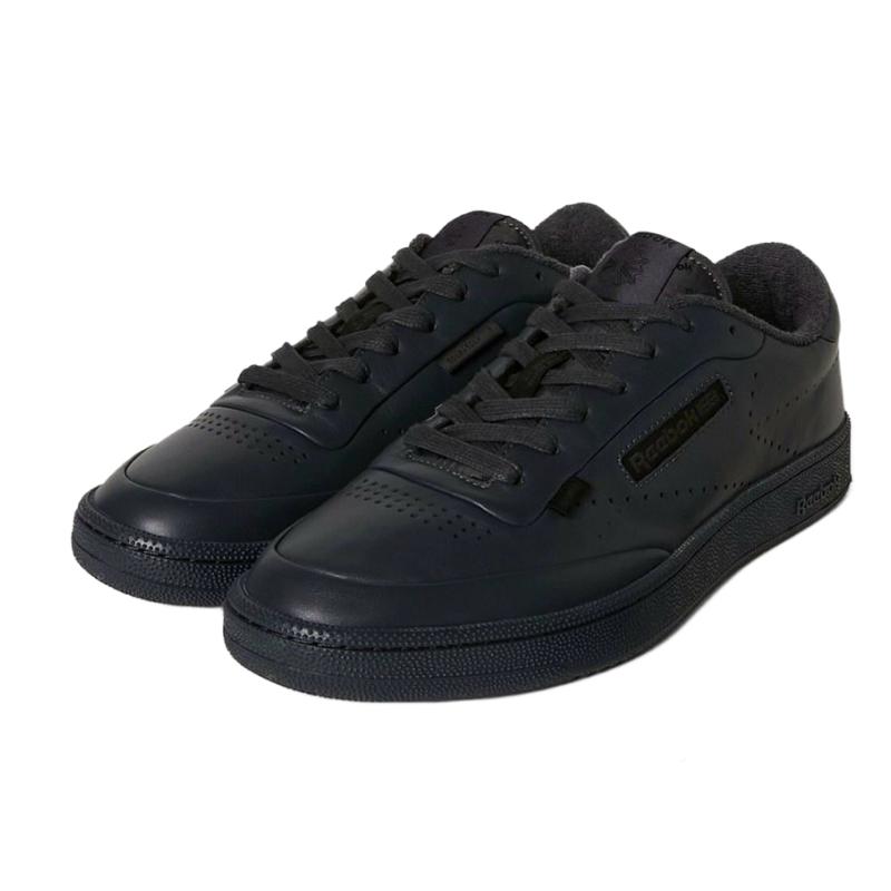 Reebok N.Hoolywood Compile X  Club C 85 Fashion Comfortable Low-Top Sneakers Unisex Sneakers Charcoal-Black 2251-SE01