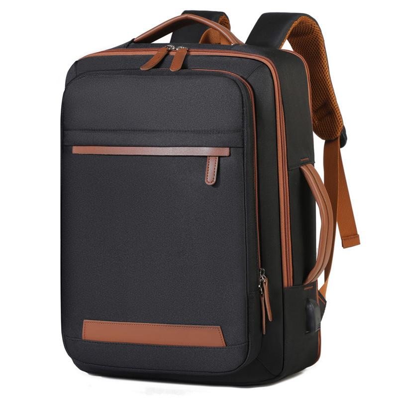 Schoolbag New Business Backpack Large Capacity Multifunctional Travel Practical Backpack Simple Commuter Leisure Computer Bag
