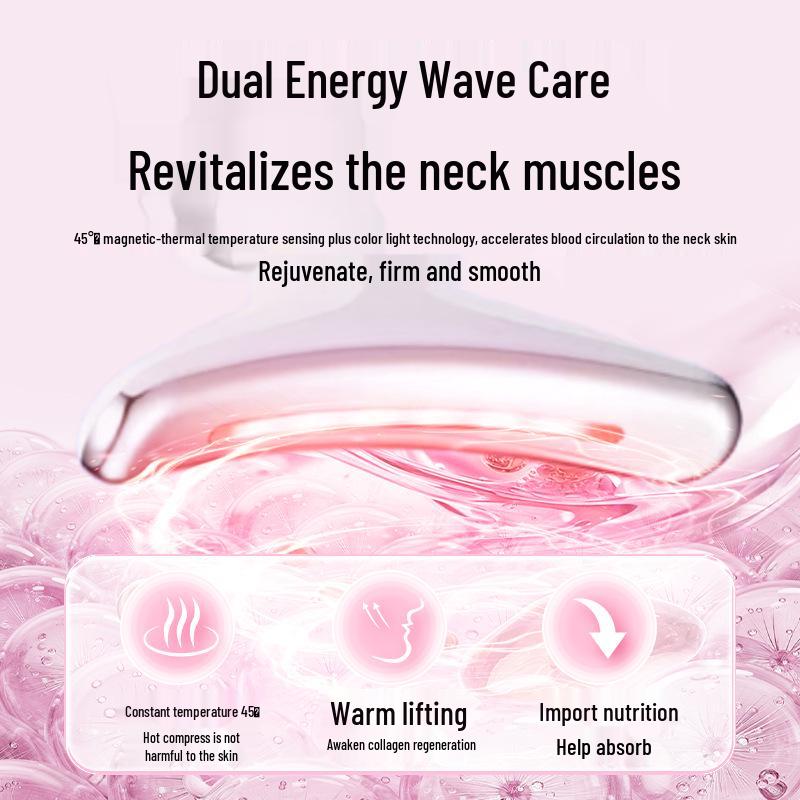 Portable Anti-Wrinkle Neck & Nasolabial Massager | Smart EMS Beauty Device