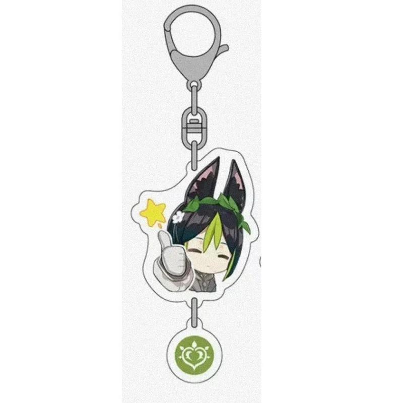 Game Yuan Shen Goods Tighnari Collei Keychain Cute Acrylic Stand Badge Collection Kawaii Desk Display Ornament Accesorios Gifts