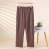 Men's Fall Winter Warm Pajama Bottoms Plaid Pajamas Pants for Men Soft Long Lounge Sleepwear Woven Pj Sleep Pant with Pockets Outdoor Casual Pants