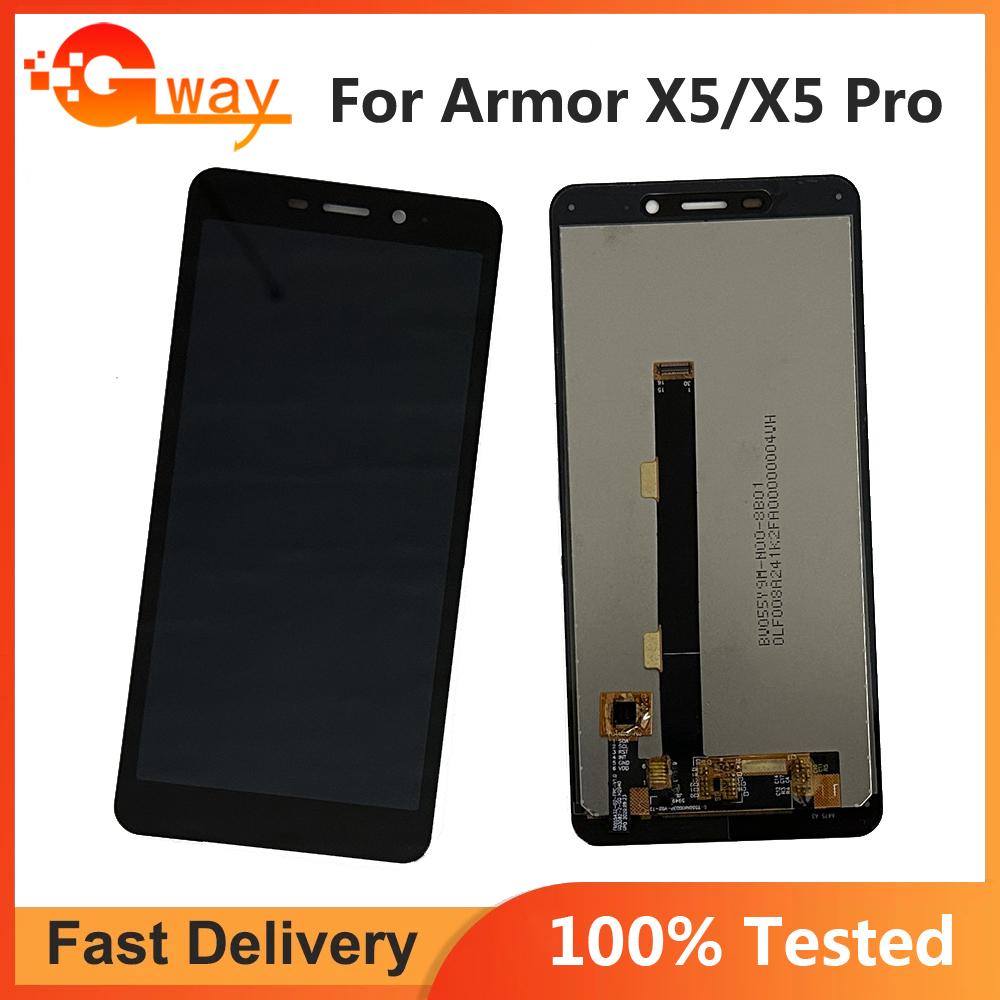 

LCD Screen and Digitizer Full Assembly For Ulefone Armor X3 X5 X5 Pro