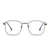 Glasses 3460 Large Frame Irregular Round Thin Frame Flat Mirror