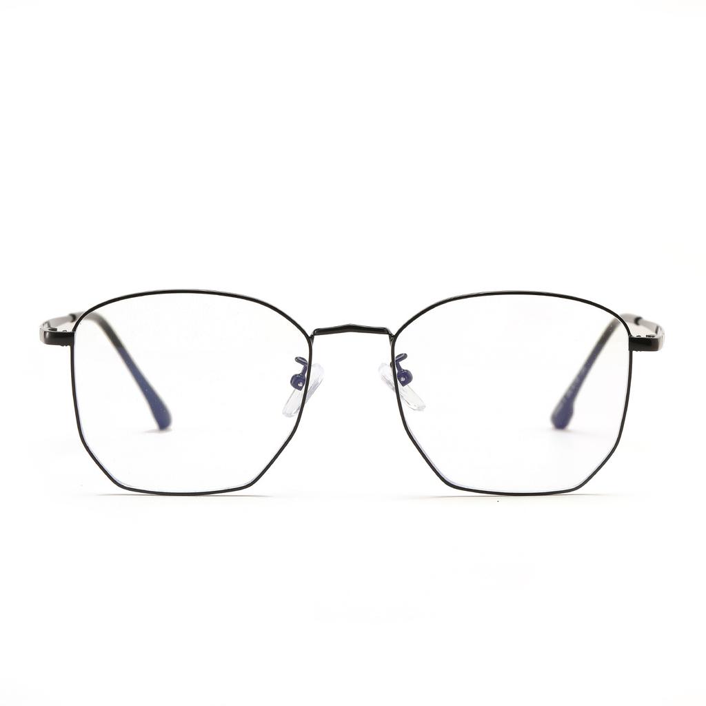 Glasses 3460 Large Frame Irregular Round Thin Frame Flat Mirror