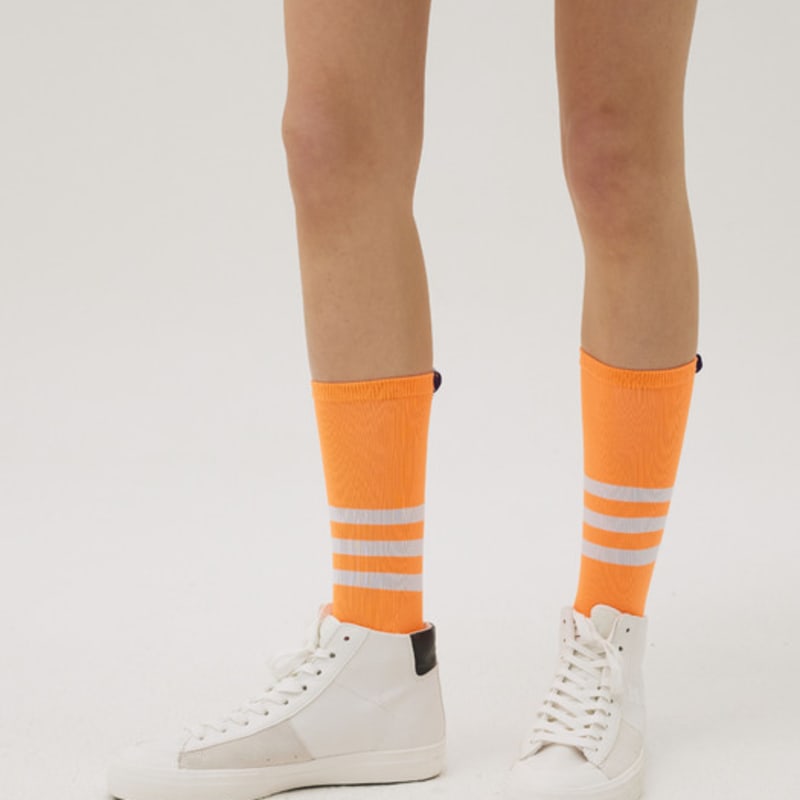BLUDOT 3-Line Stripe Socks Plus_OR