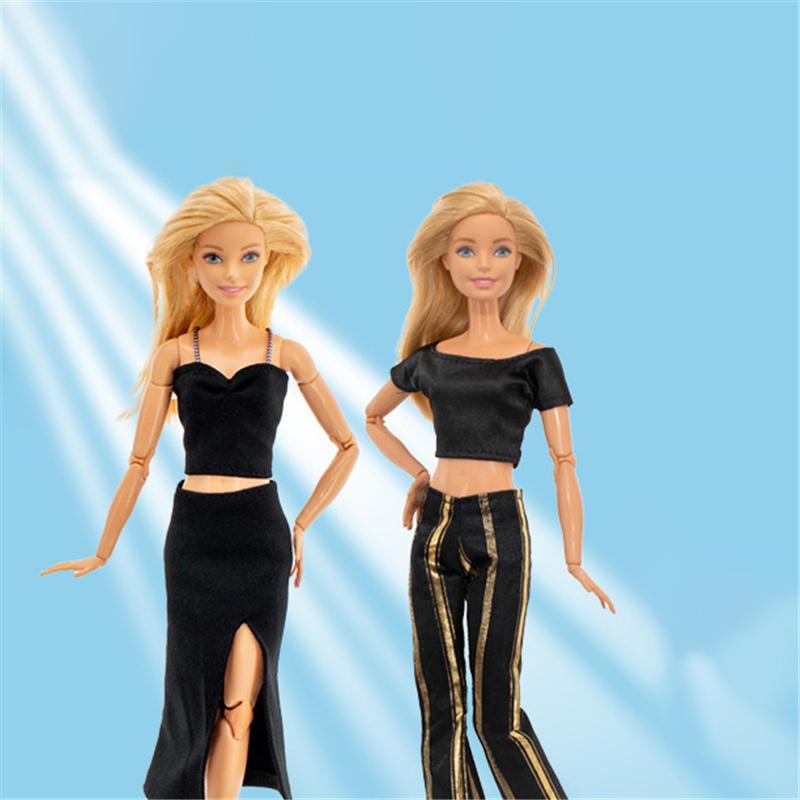 Fashion Daily Wear Casual Outfits Vest Shirt Skirt Pants Dress Dollhouse Accessories Clothes for 30CM Barbie Doll