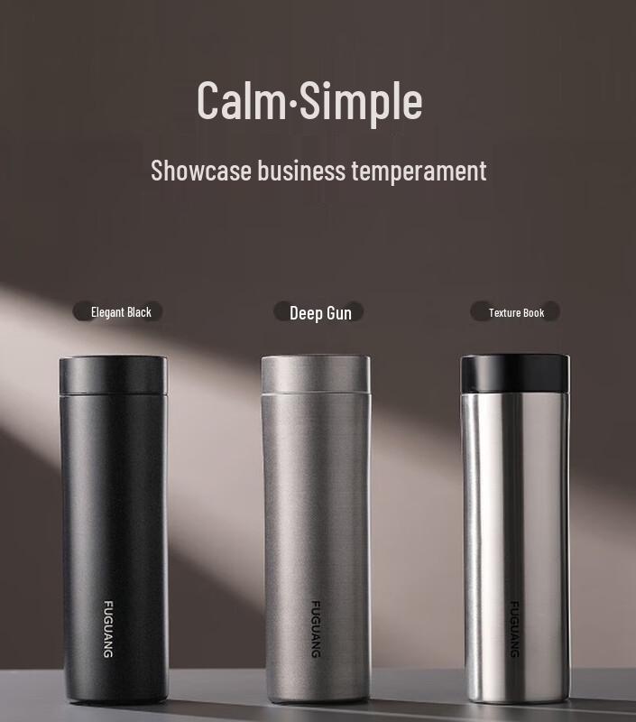 Fuguang 316L Stainless Steel Insulated Water Bottle, 520ml