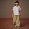 Hacikis Girls' Lightweight Relaxed Lantern Pants
