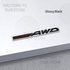 Car Decor Metal SYMMETRICAL AWD Letter Emblem 3D Sticker For Subaru Forester Leone Impreza Legacy Outback Tail Rear Trunk Decals EP1