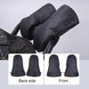 1 Pair Winter Baby Stroller Gloves Cold Weather Fleece Lined Warm Thick Waterproof Windproof Thermal Stroller Fingerless Mittens Stroller Accessories