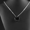 1pcs Stainless Steel Engraved Gold Plated New Fashion The Ring Pendant Necklace One Pc Ring Necklace for Men Women Party Gifts