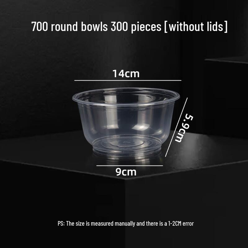 Ally Disposable Round Plastic Bowl