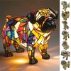 Dog Lamp Dog Shaped Resin Bedside Lamp Soft Lighting Decor For Dorm Bedroom Kids Room Teenager Room Dorm Apartment Nursery Room
