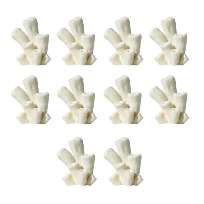 10pcs Colorful Artificial Corals Reef Decoration Simulation Corals Landscape for Bettas Fish Tanks Lovely Styles