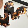 And Durable Elegant 3mm Acetate Wavy Hair Claw Clip For Chic Looks And Comfort