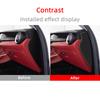 Dashboard Sides Decoration Patch Carbon Fiber Car Stickers For Alfa Romeo Stelvio 2016- Interior Accessories