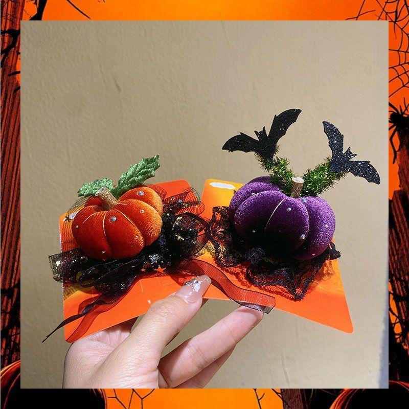Halloween Headwear, Witch Hat, Hair Clip Party, Pumpkin Headwear, Girls' Fun and Funny Hair Accessories