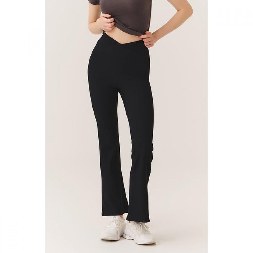 Huit 25fw Wrap Style Bootcut Leggings Htwle5k50t