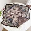 Spring and Autumn Cotton and Linen Are Fresh and Breathable, Small Square Scarves, Women's Soft Literary and Decorative Small Silk Scarves, and Many J