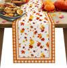 Thanksgiving Autumn Maple Leaves Table Runner Christmas Dinner Table Cloth Wedding Party Decor Cotton Linen Tablecloth