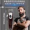 Universeller wiederaufladbarer Haarschneider mit Ölkopfgravur - Vollautomatisch, Elektrisch, Salonqualität