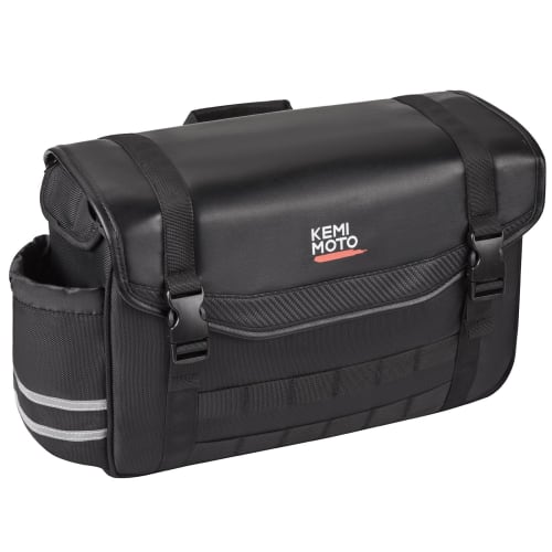 

KEMIMOTO Motorcycle Side Bag 12L Motorcycle Saddle Bag Motorcycle Bag Side Bag General Purpose Water Repellent Drink Holder Included Small Items Stora